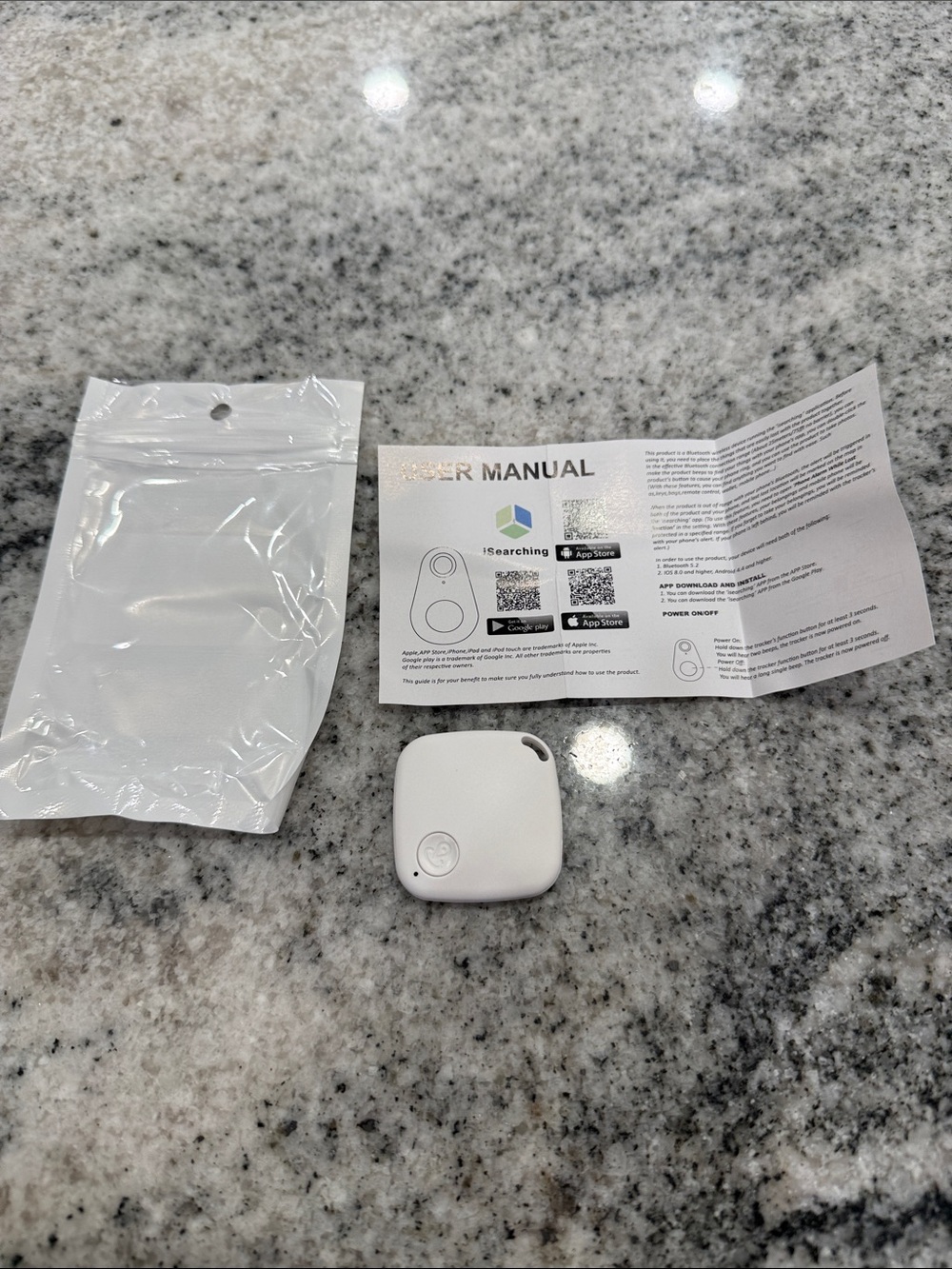 Compact White Air Tag - Picture 1 of 5
